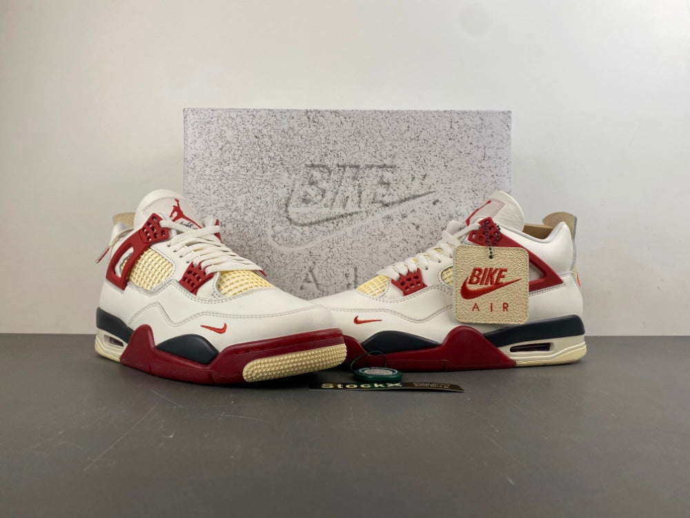 Low Top Sneakers, White Black Red Colorway, Lace Up Design, Casual Gift for Sneaker Fans