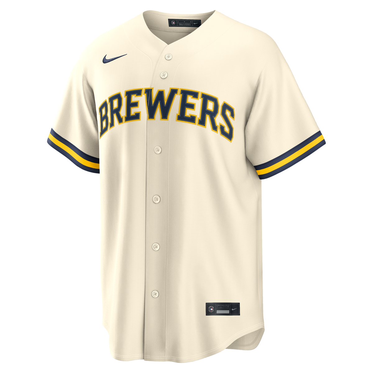 Milwaukee Brewers Jackson Chourio Cream Home Replica Jersey