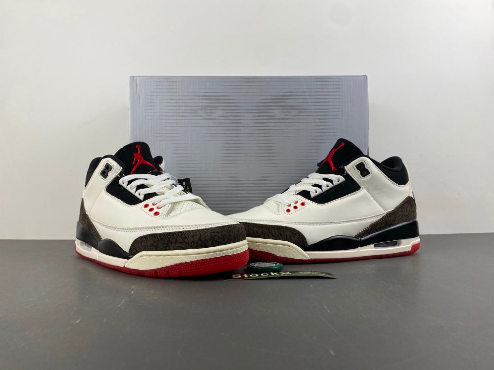 Low Top Sneakers, White Black Red Brown Colorway, Lace Up Design, Casual Gift for Sneaker Fans