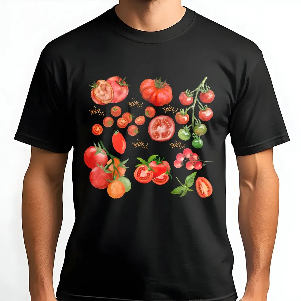 Tomato Sweatshirt | Vintage Botanical Illustration | Soft Cotton Blend | Cottagecore Gardener Gift for Her