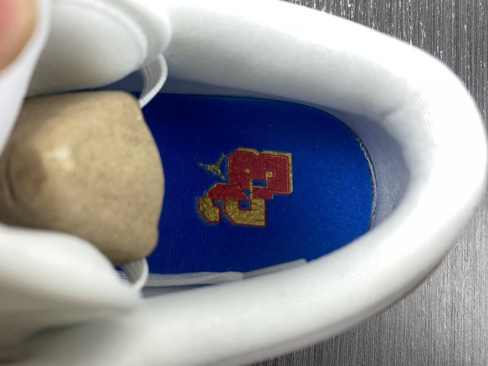 Low Top Sneakers, Blue White Red Colorway, Lace Up Design, Casual Gift for Sneaker Fans