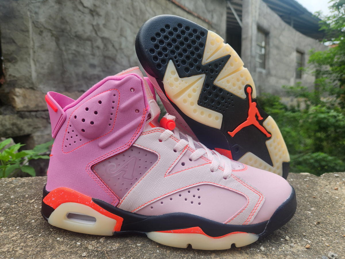 High Top Sneakers, Pink Colorway, Lace Up Design, Casual Gift for Sneaker Fans