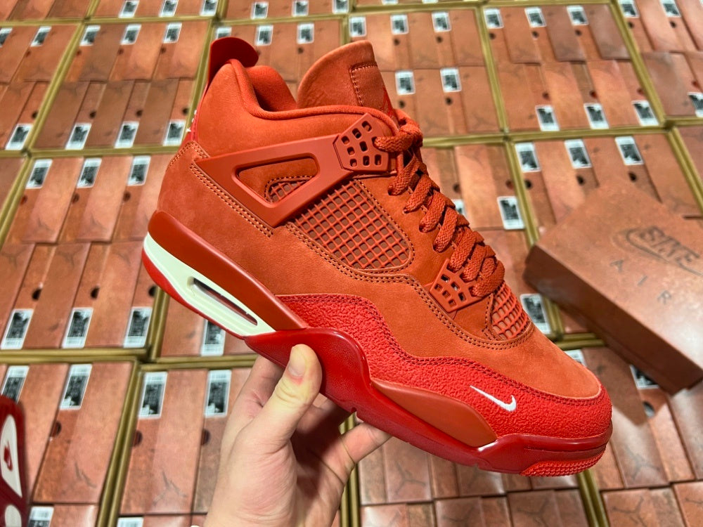 Low Top Sneakers, Red Colorway, Reflective Detail, Lace Up Design, Casual Gift for Sneaker Fans