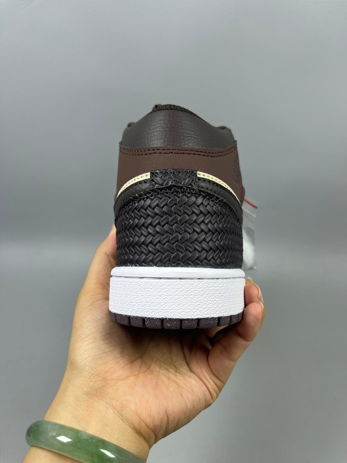 High Top Sneakers, Black Brown Colorway, Lace Up Design, Casual Gift for Sneaker Fans