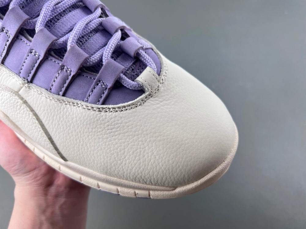 Low Top Sneakers, White Purple Colorway, Lace Up Design, Casual Gift for Sneaker Fans