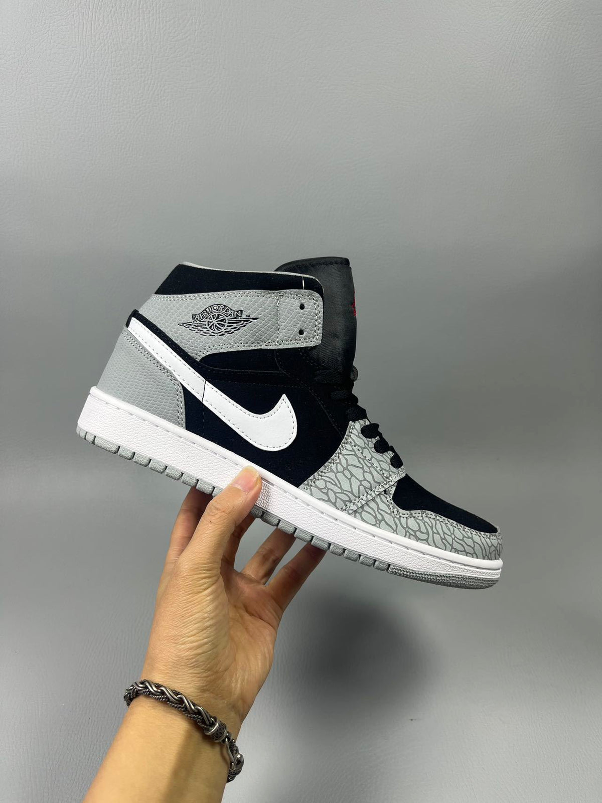 Sneakers, Black White Colorway, Lace Up Design, Casual Gift for Sneaker Fans