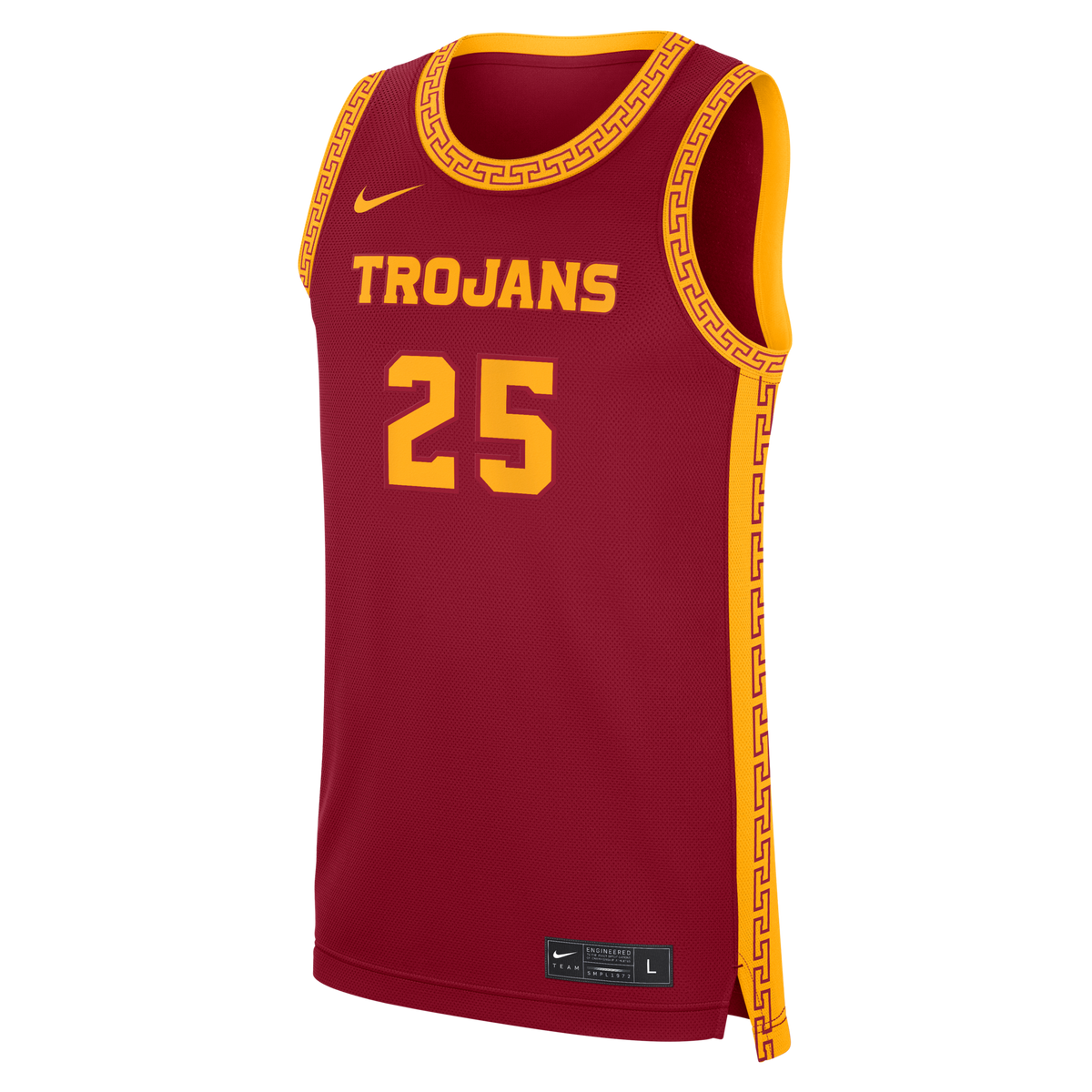 #25 Cardinal USC Trojans Road Replica Basketball Jersey