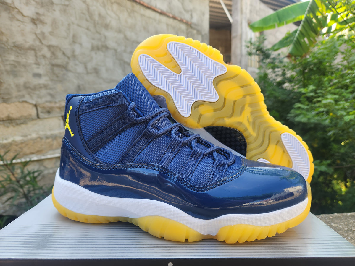 High Top Sneakers, Blue White Yellow Purple Colorway, Lace Up Design, Casual Gift for Sneaker Fans