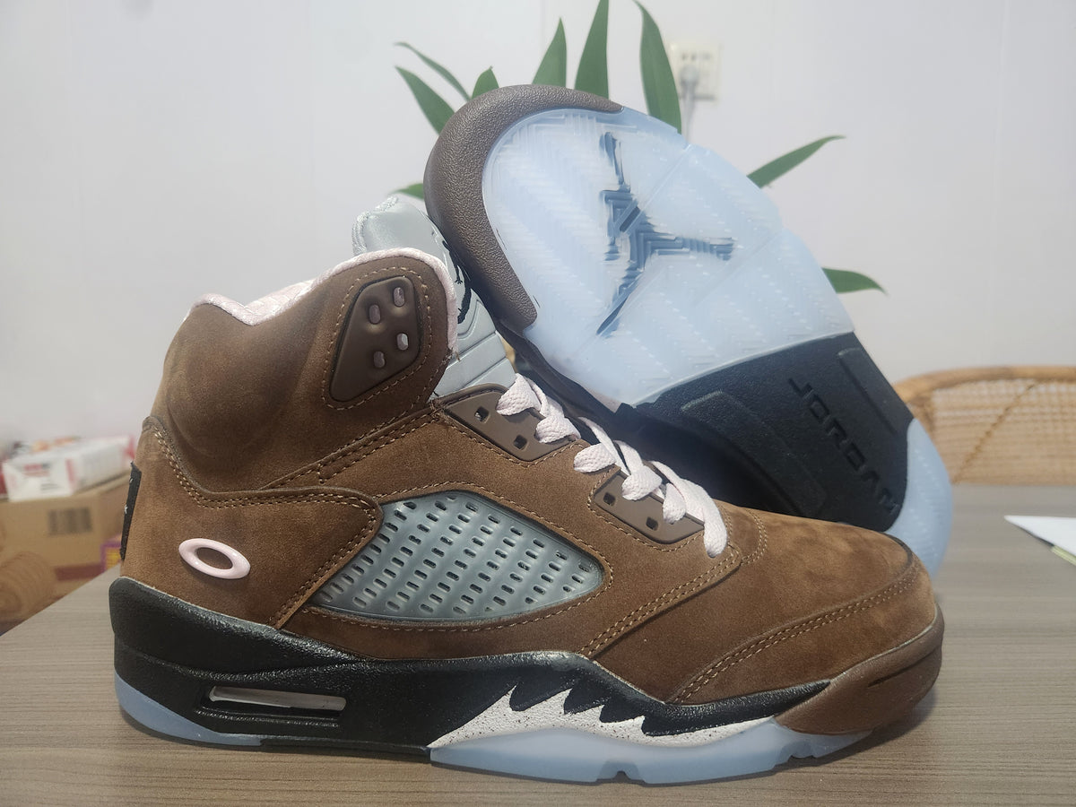 High Top Sneakers, Dark Brown Colorway, Lace Up Design, Casual Gift for Sneaker Fans