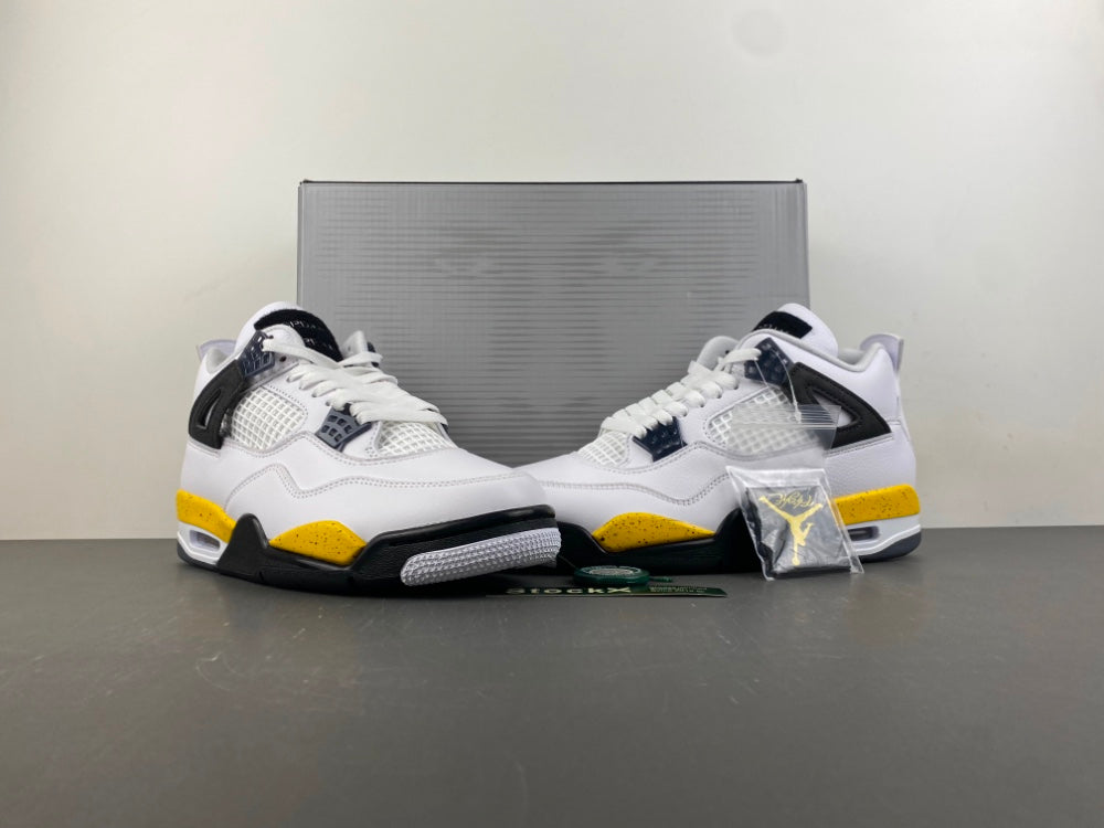 Low Top Sneakers, White Black Yellow Colorway, Lace Up Design, Casual Gift for Sneaker Fans