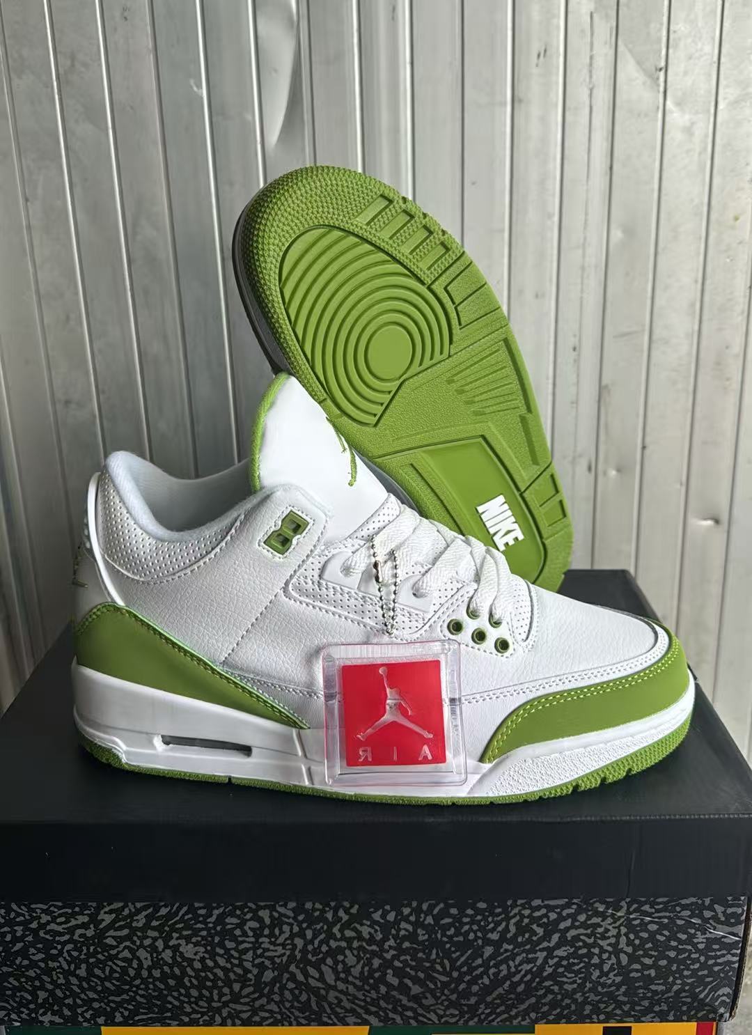 Mid Top Sneakers, White Green Colorway, Lace Up Design, Casual Gift for Sneaker Fans