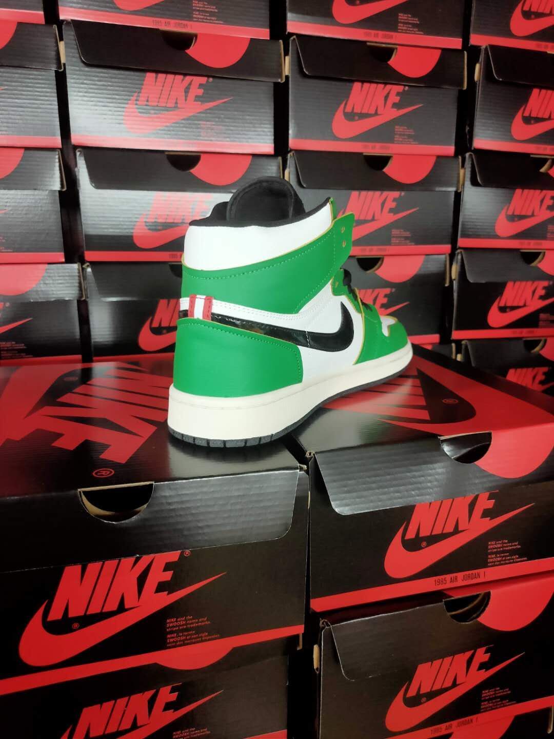 Sneakers, White Green Colorway, Lace Up Design, Casual Gift for Sneaker Fans