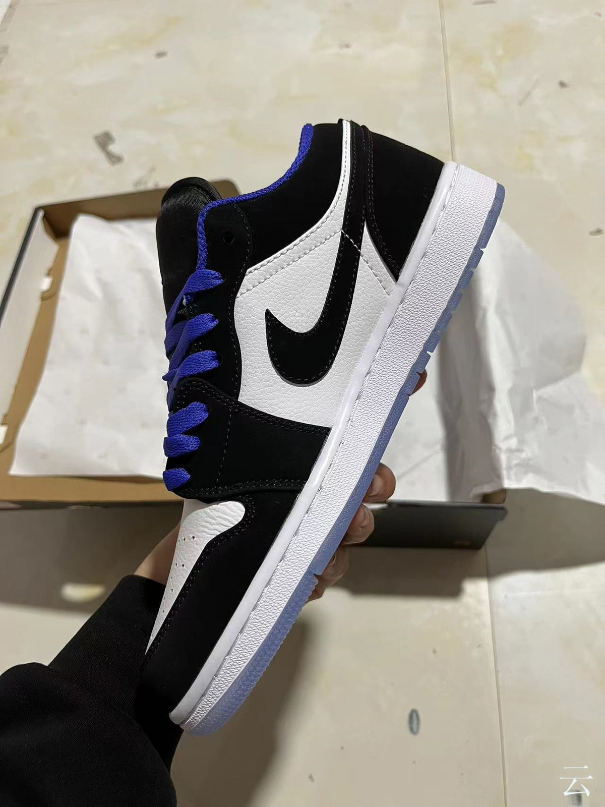 Retro Low Top Basketball Shoes, Black White Colorway, Lace Up Design, Casual Gift for Shoe Lovers