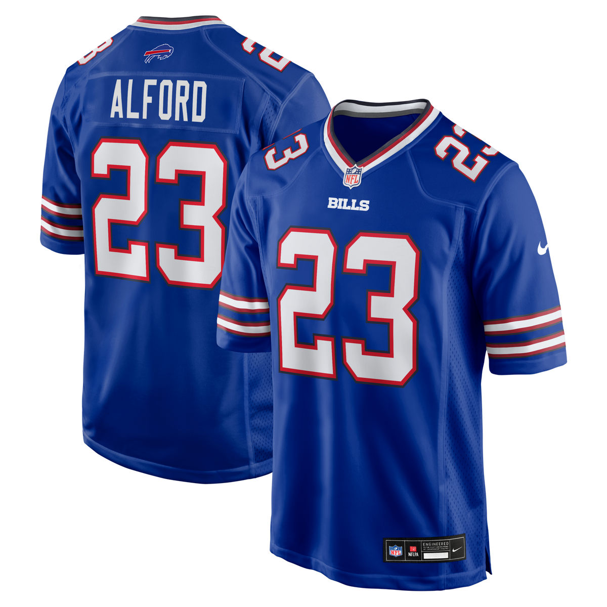 Buffalo Bills Dee Alford Royal Team Game Jersey