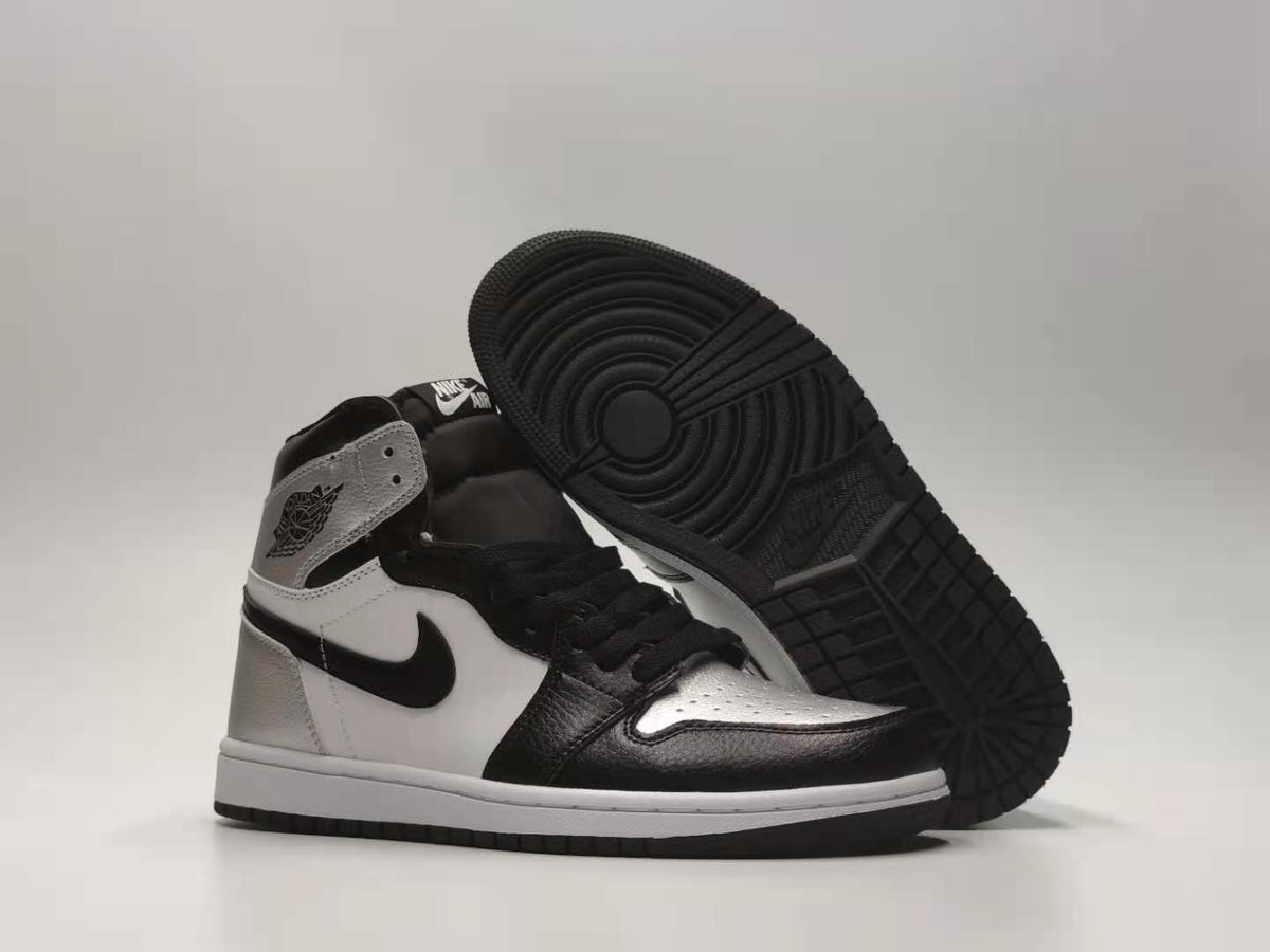 Sneakers, Black Silver Colorway, Lace Up Design, Casual Gift for Sneaker Fans