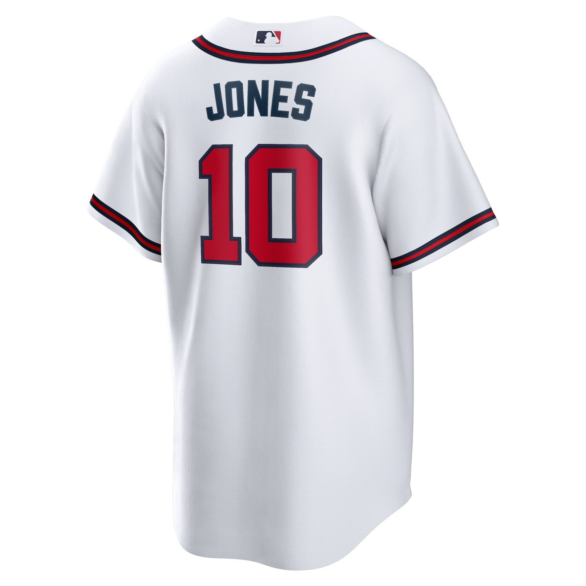 Atlanta Braves Chipper Jones White Home Retired Player Replica Jersey