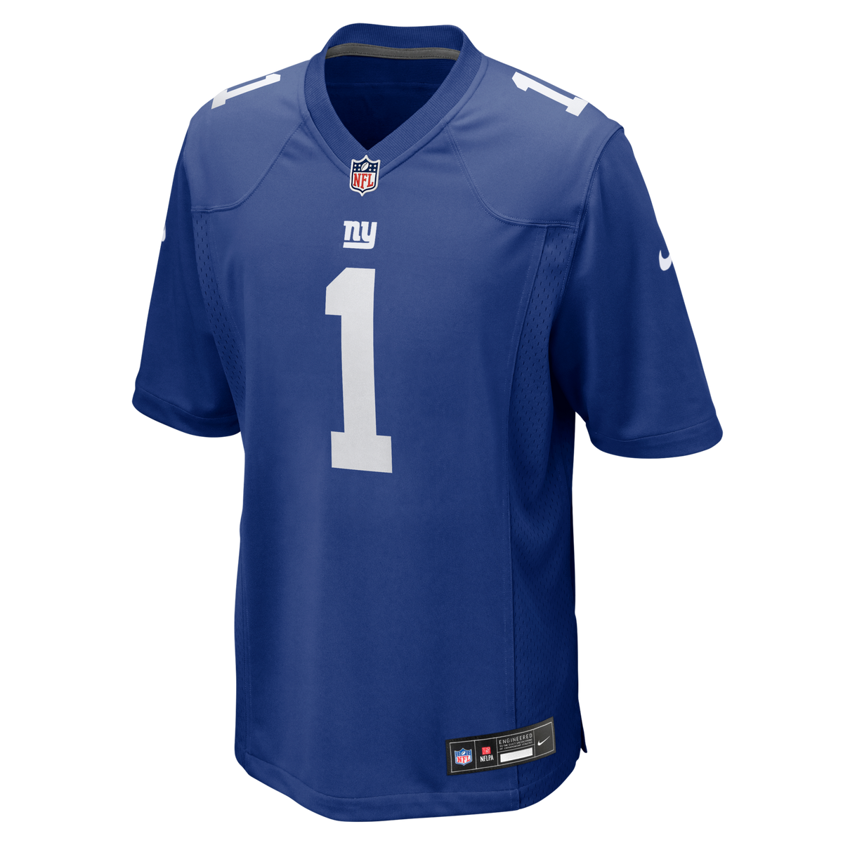 New York Giants Arvell Reese Royal 2026 NFL Draft First Round Pick No. 5 Team Game Jersey