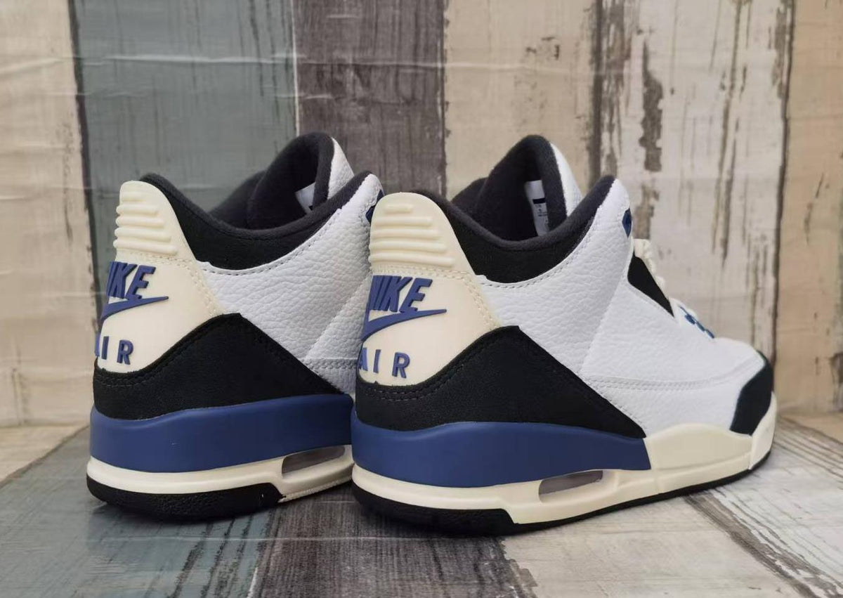 Low Top Sneakers, Blue White Gray Colorway, Lace Up Design, Casual Gift for Sneaker Fans