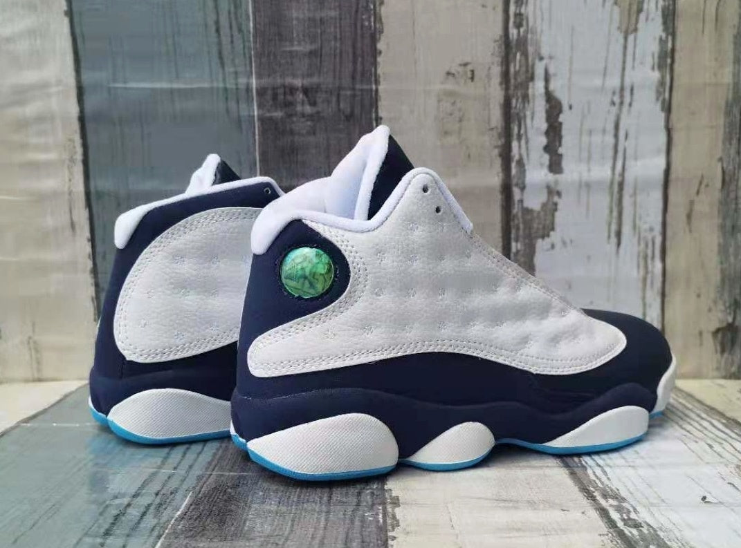 Sneakers, Blue White Colorway, Lace Up Design, Casual Gift for Sneaker Fans