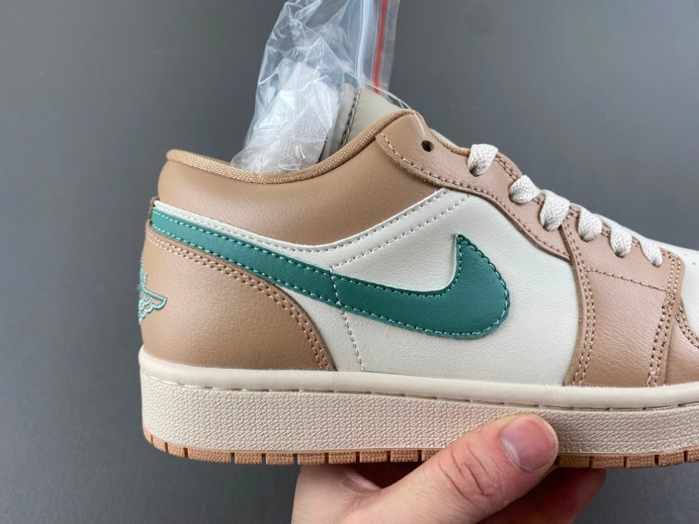 Low Top Sneakers, White Green Colorway, Lace Up Design, Casual Gift for Sneaker Fans