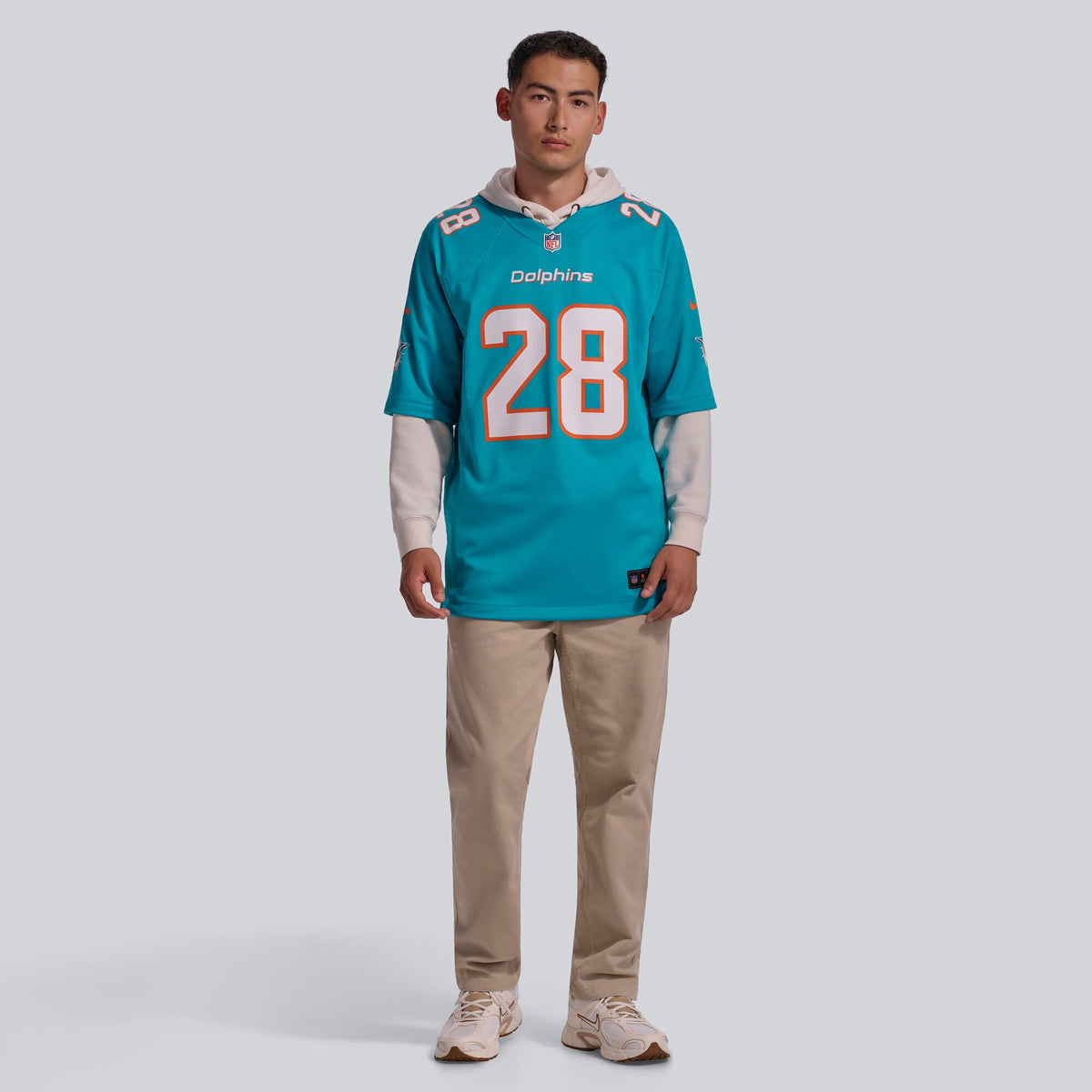 Miami Dolphins Devon Achane Aqua Player Game Jersey