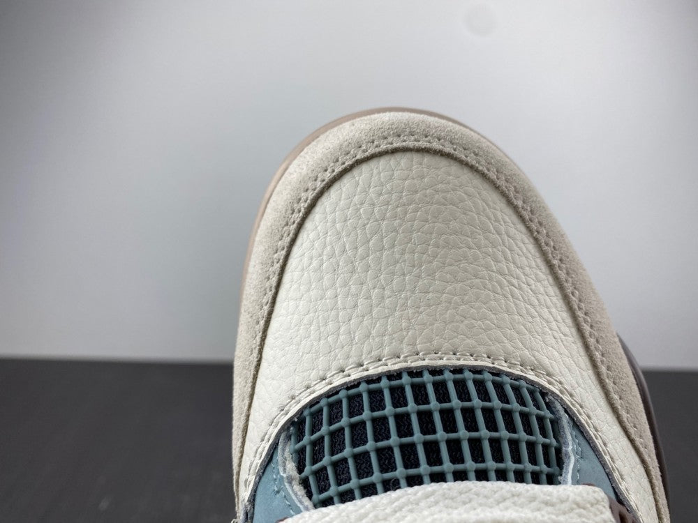 Sneakers, Blue White Brown Colorway, Lace Up Design, Casual Gift for Sneaker Fans
