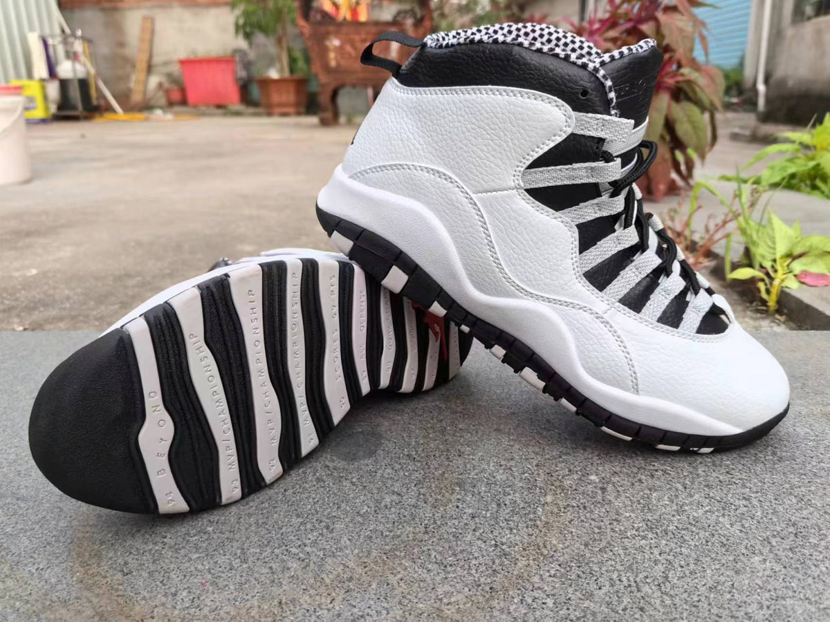 High Top Sneakers, White Black Colorway, Lace Up Design, Casual Gift for Sneaker Fans
