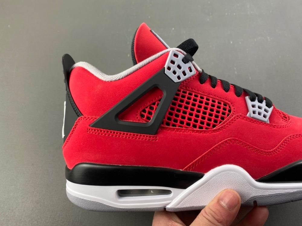 Mid Top Sneakers, Red Black Colorway, Lace Up Design, Casual Gift for Sneaker Fans