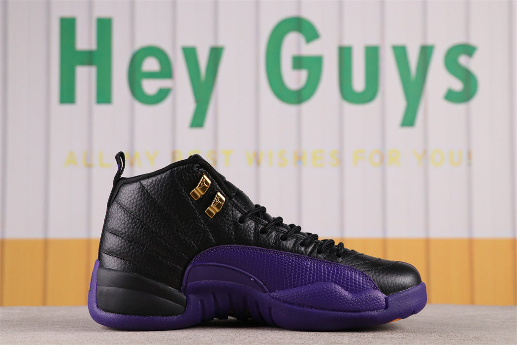 High Top Sneakers, Black Purple Colorway, Lace Up Design, Casual Gift for Sneaker Fans