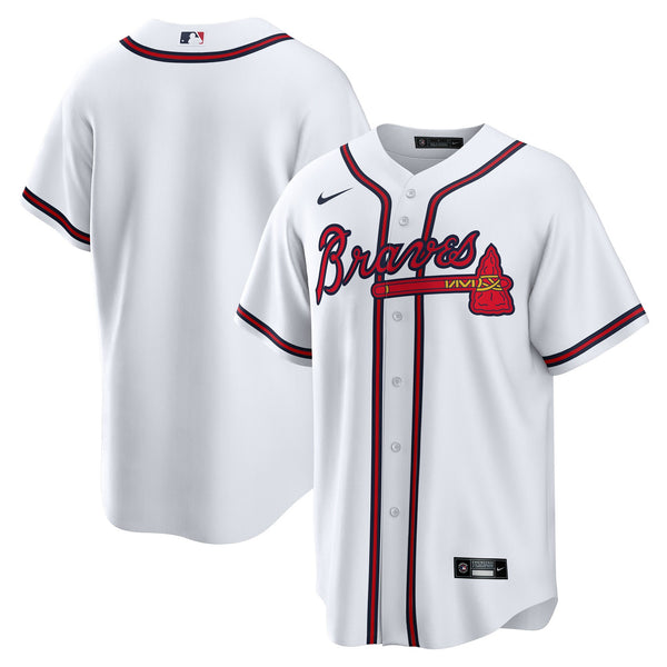 Atlanta Braves White Home Big & Tall Replica Jersey