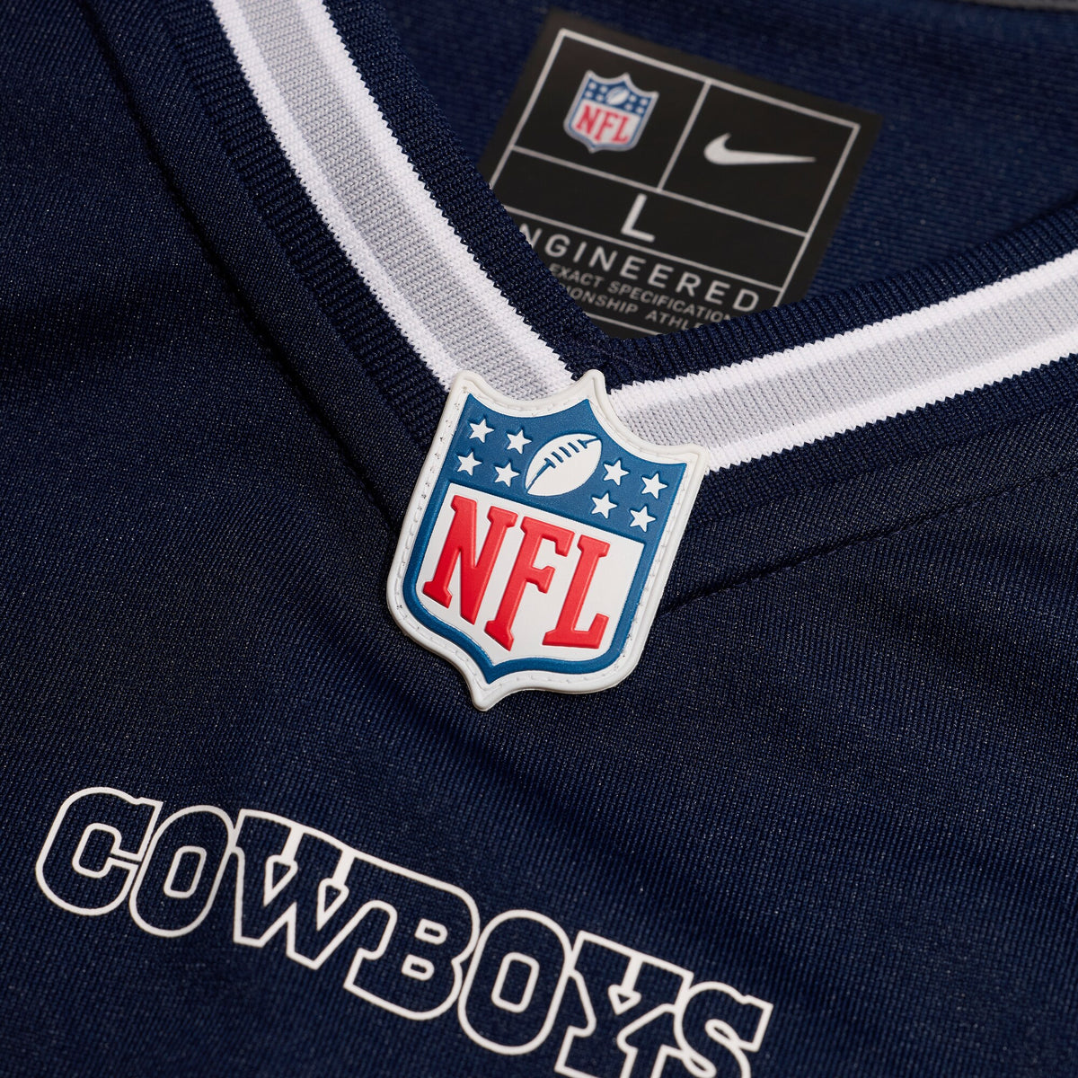 Dallas Cowboys Luke Schoonmaker Navy Team Game Jersey