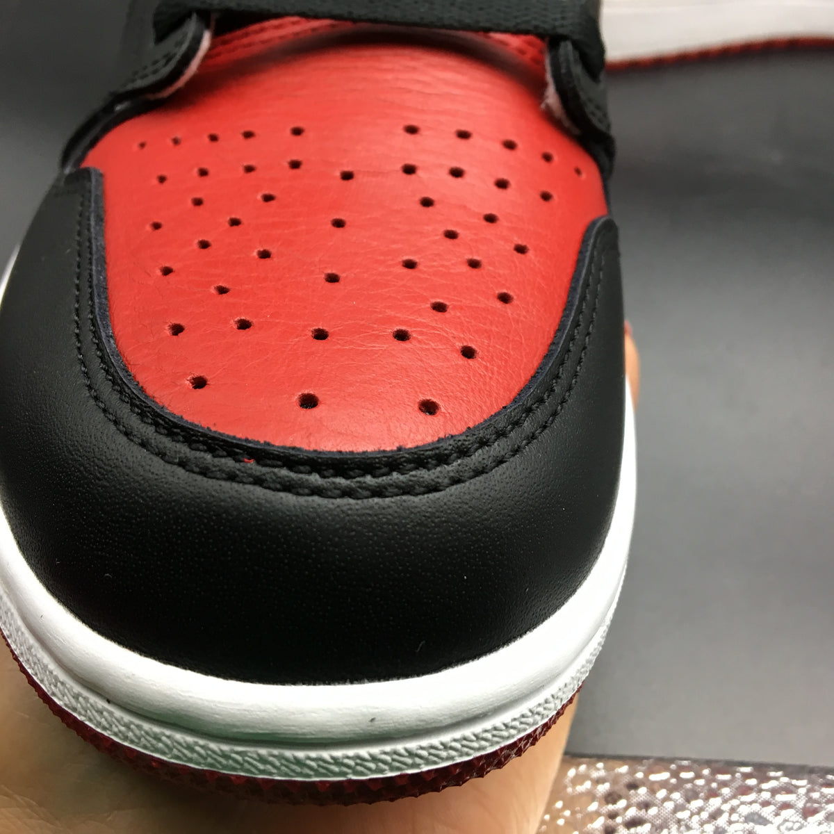 Retro High Top Sneakers, Red Black Colorway, Leather Footwear, Lace Up Design, Casual Gift for Sneaker Fans