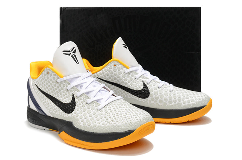 Low Top Sneakers, White Yellow Black Colorway, Lace Up Design, Casual Gift for Sneaker Fans
