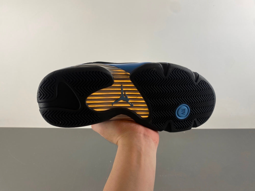 Low Top Sneakers, University Blue Black Colorway, Lace Up Design, Casual Gift for Sneaker Fans