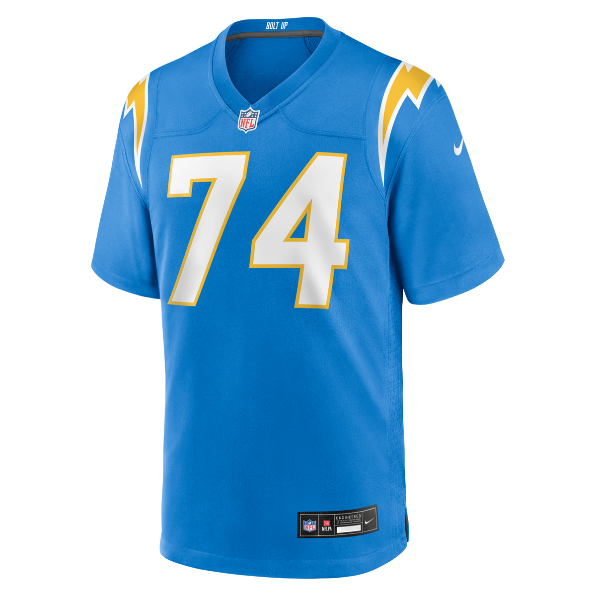 Los Angeles Chargers Austin Deculus Powder Blue Team Game Jersey
