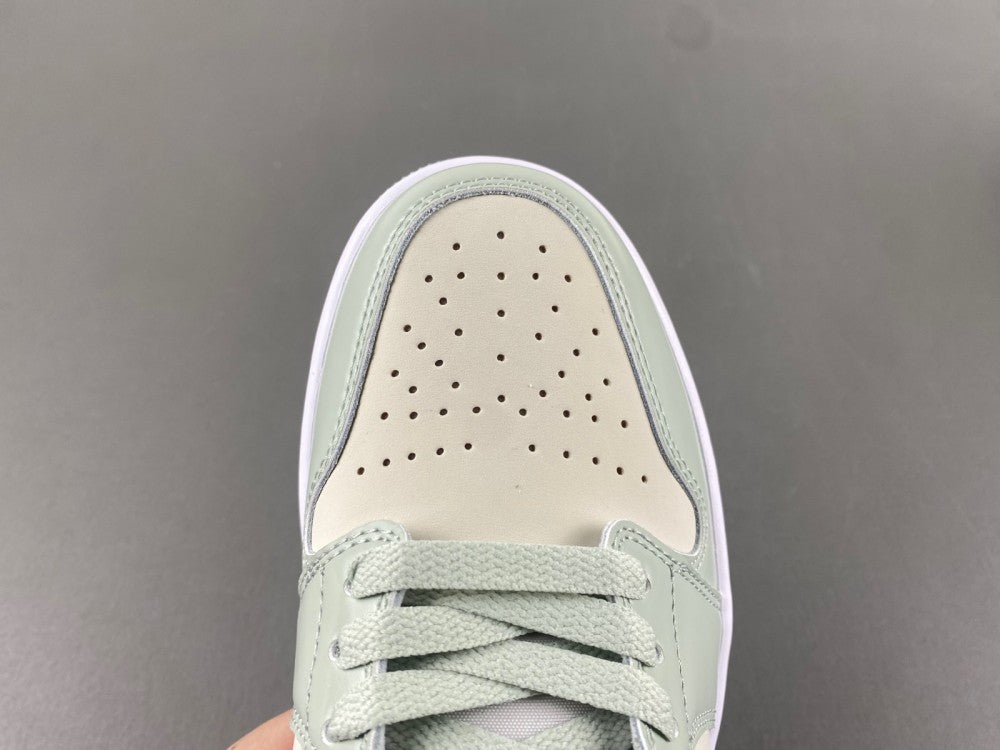 Low Top Sneakers, Green Colorway, Lace Up Design, Casual Gift for Sneaker Fans