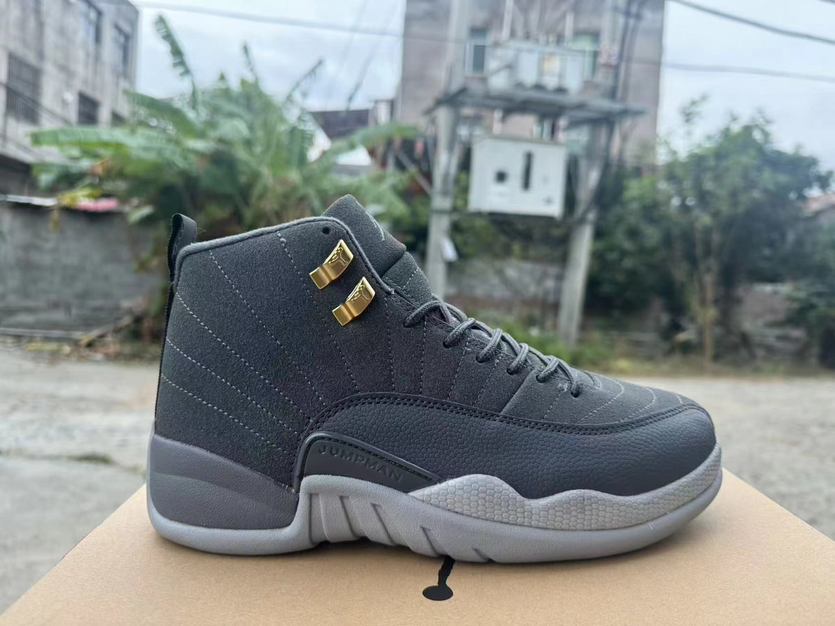 High Top Sneakers, Gray Colorway, Lace Up Design, Casual Gift for Sneaker Fans