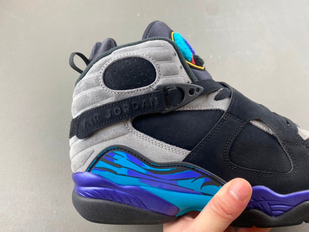 Mid Top Sneakers, Blue Black Purple Gray Colorway, Lace Up Design, Casual Gift for Sneaker Fans