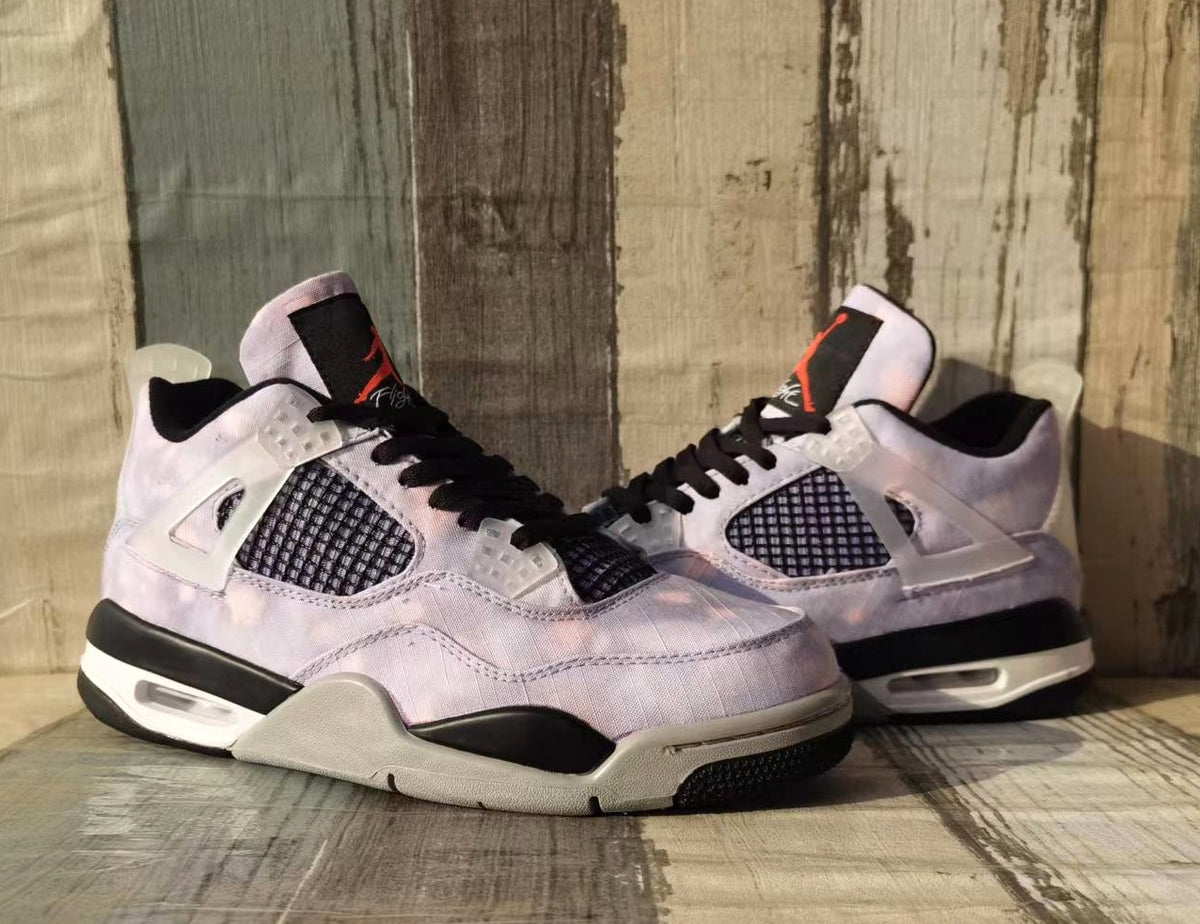 Sneakers, Pink Black Colorway, Tie Dye Pattern, Lace Up Design, Casual Gift for Sneaker Fans