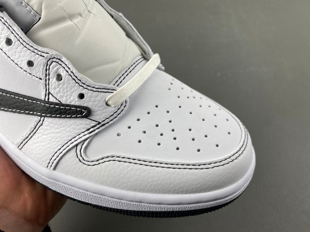 Low Top Sneakers, White Black Colorway, Leather Footwear, Reverse Hook Design, Lace Up Design, Casual Gift for Sneaker Fans