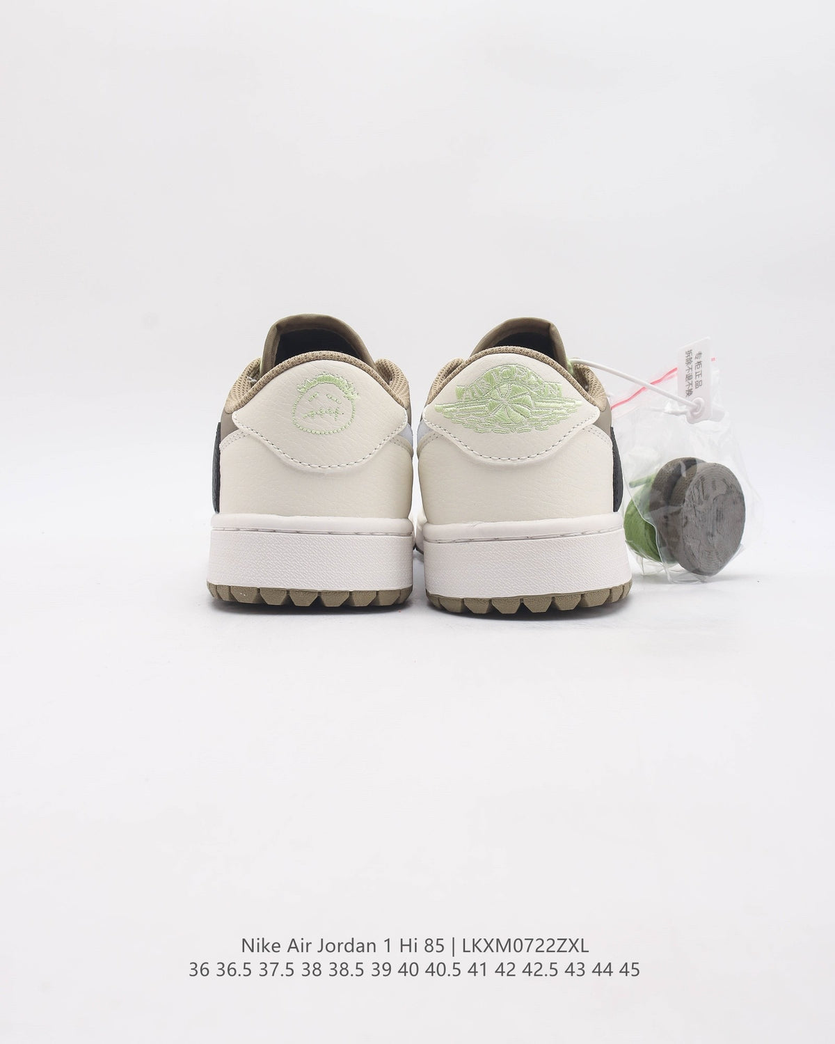 Low Top Golf Shoes, White Brown Colorway, Lace Up Design, Casual Gift for Shoe Lovers