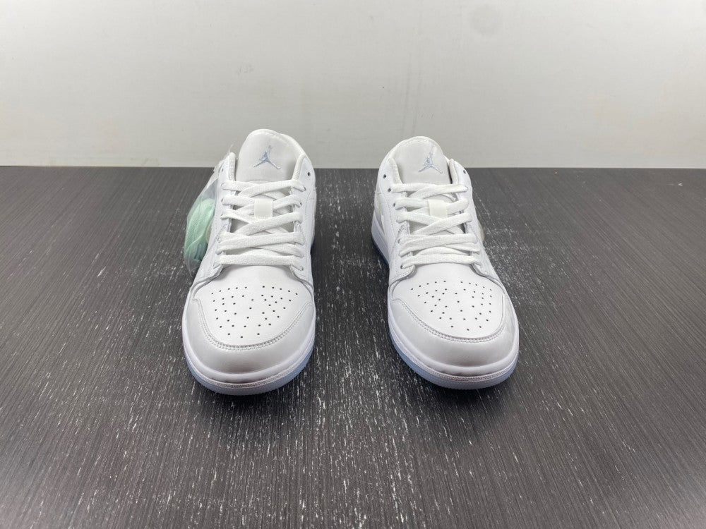 Low Top Sneakers, White Silver Colorway, Lace Up Design, Casual Gift for Sneaker Fans