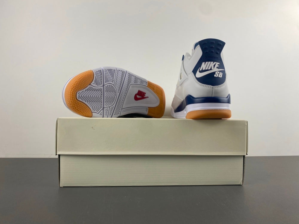 Low Top Sneakers, Blue White Gray Navy Colorway, Lace Up Design, Casual Gift for Sneaker Fans