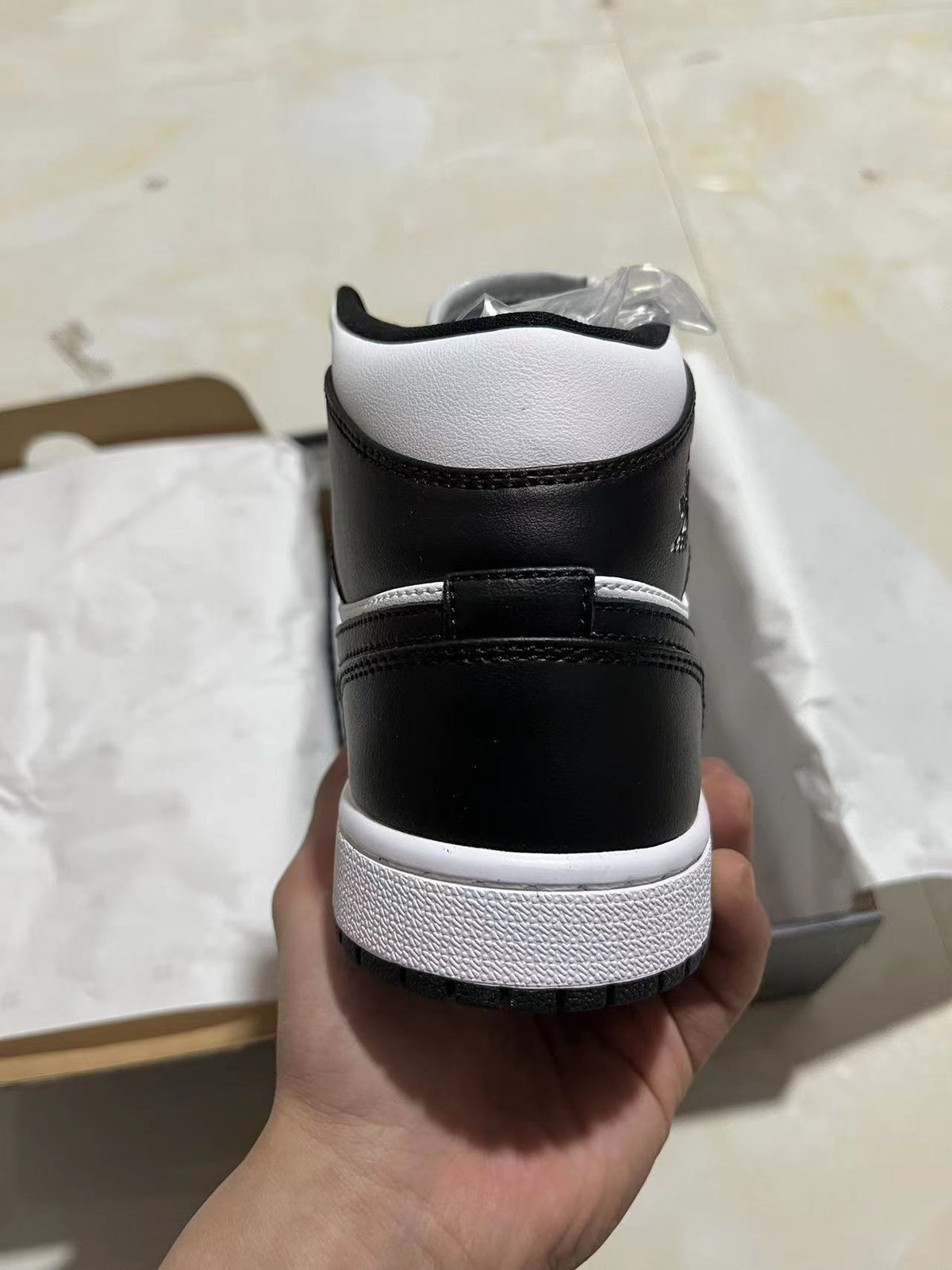 Mid Top Sneakers, White Black Colorway, Lace Up Design, Casual Gift for Sneaker Fans