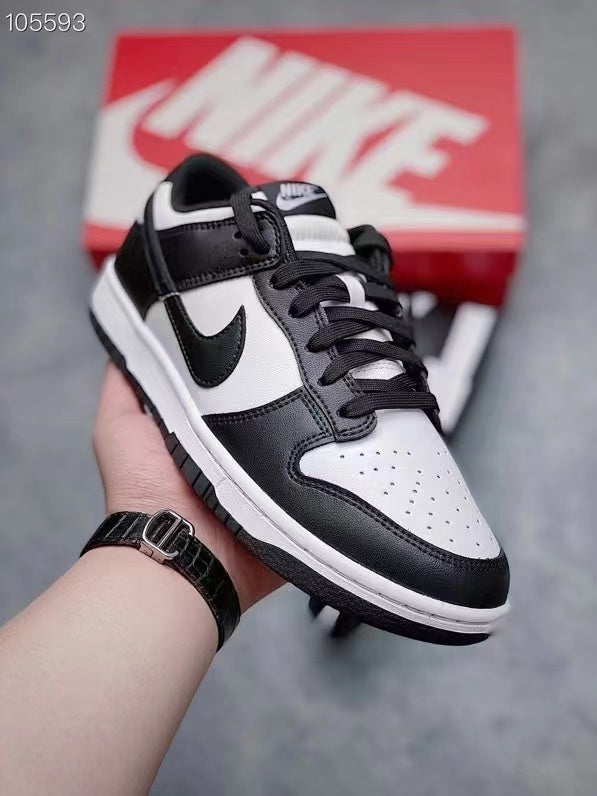 Sneakers, White Black Colorway, Lace Up Design, Casual Gift for Sneaker Fans