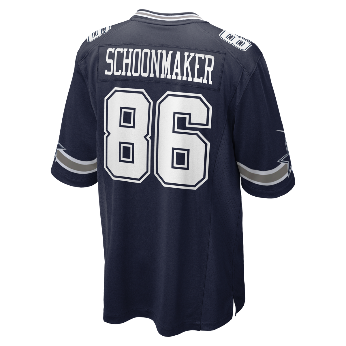 Dallas Cowboys Luke Schoonmaker Navy Team Game Jersey