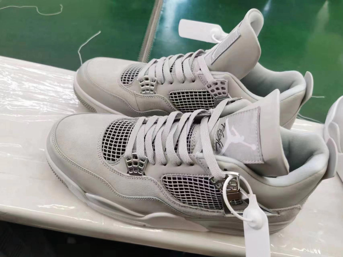 Retro Basketball Shoes, Gray Silver Colorway, Metallic Finish, Lace Up Design, Casual Gift for Shoe Lovers