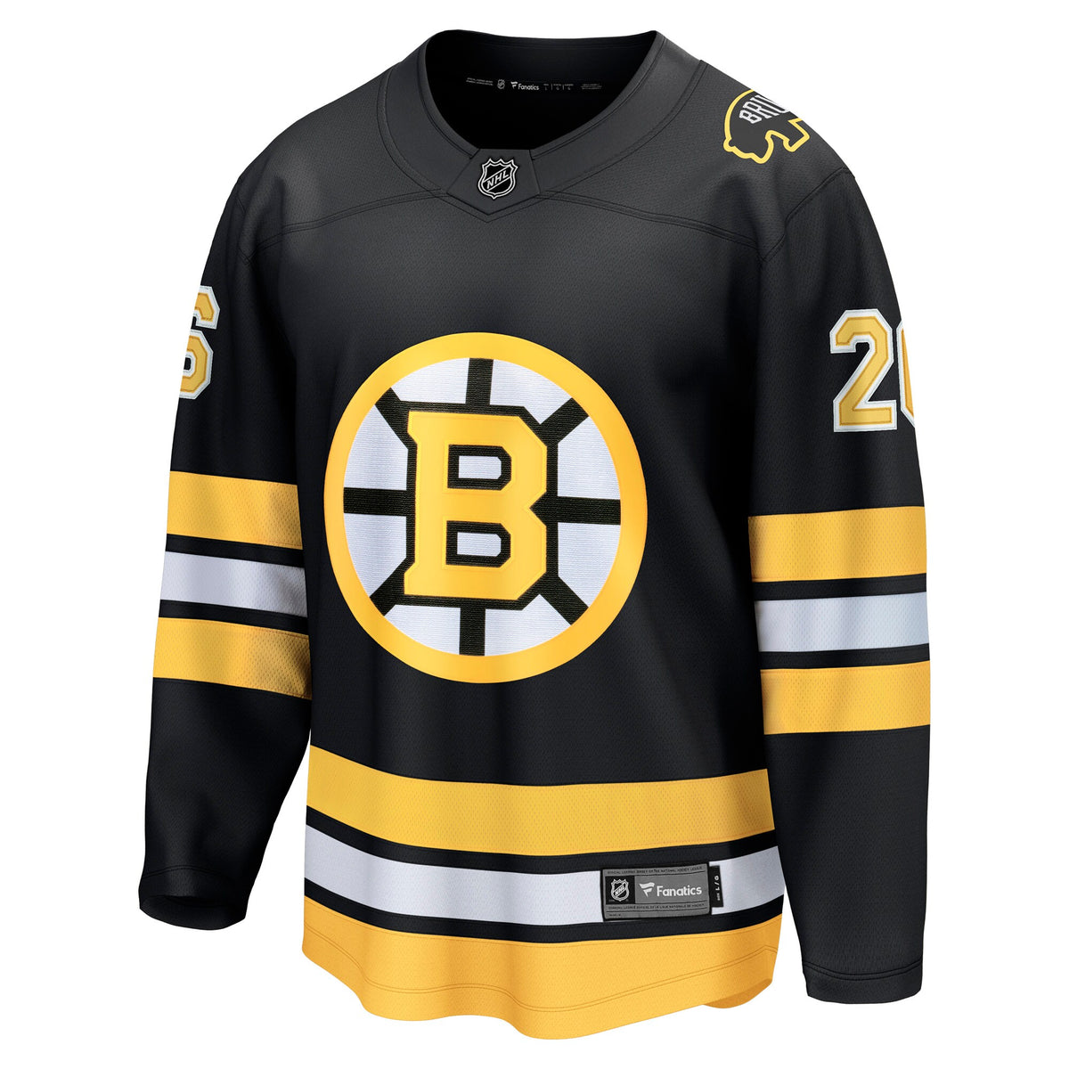 Boston Bruins Andrew Peeke Fanatics Black Home Breakaway Player Jersey