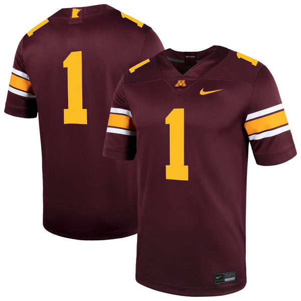 #1 Maroon Minnesota Golden Gophers Untouchable Football Jersey
