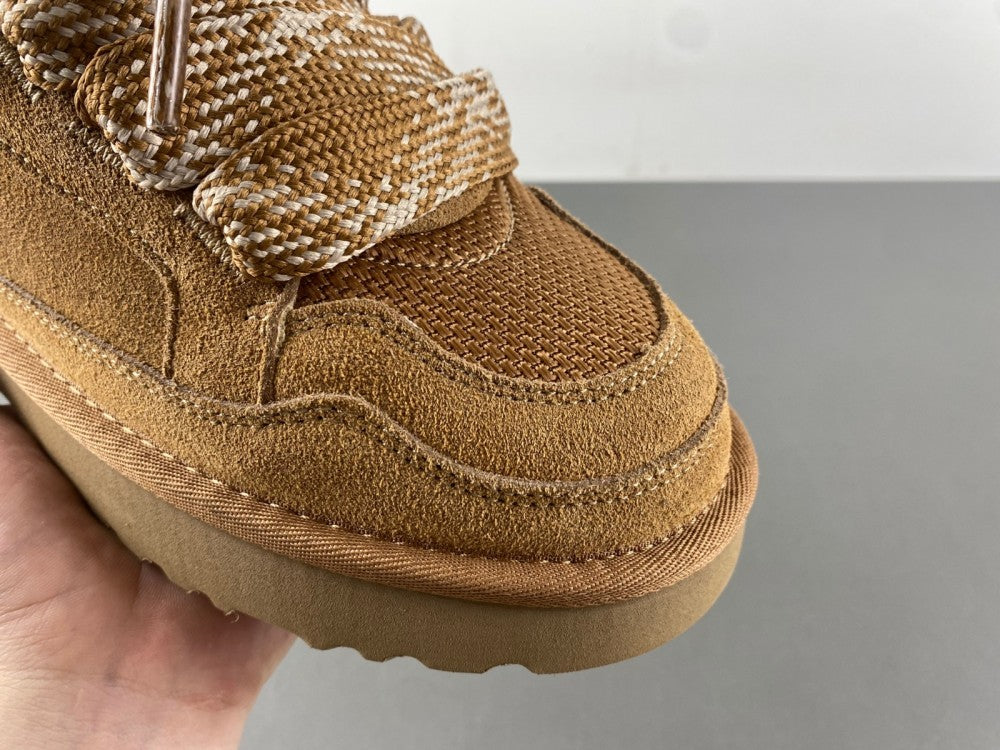 Low Top Sneakers, Brown Colorway, Lace Up Design, Casual Gift for Sneaker Fans